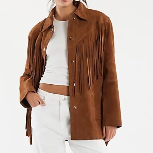 Stand studio estee fringe suede jacket - Picture 10 of 11